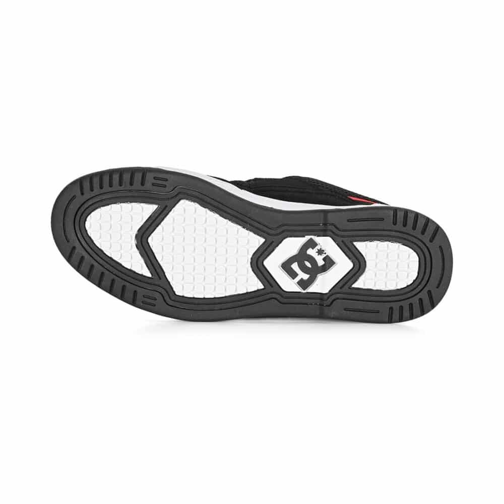 DC Construct Skate Shoes - Black/Hot Coral