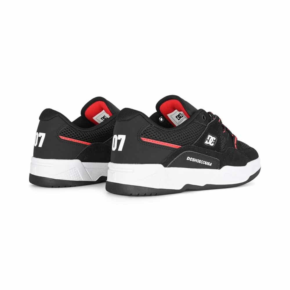 DC Construct Skate Shoes - Black/Hot Coral