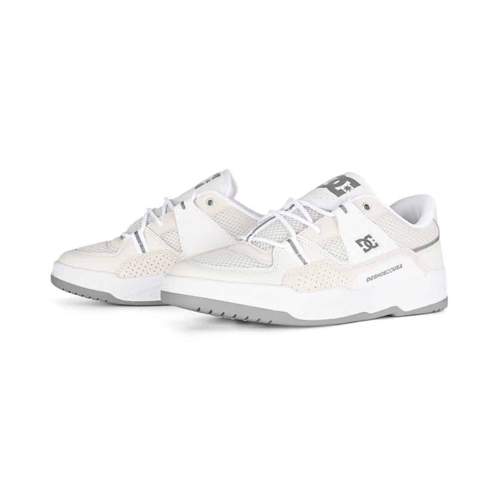 DC Construct Skate Shoes - Off White
