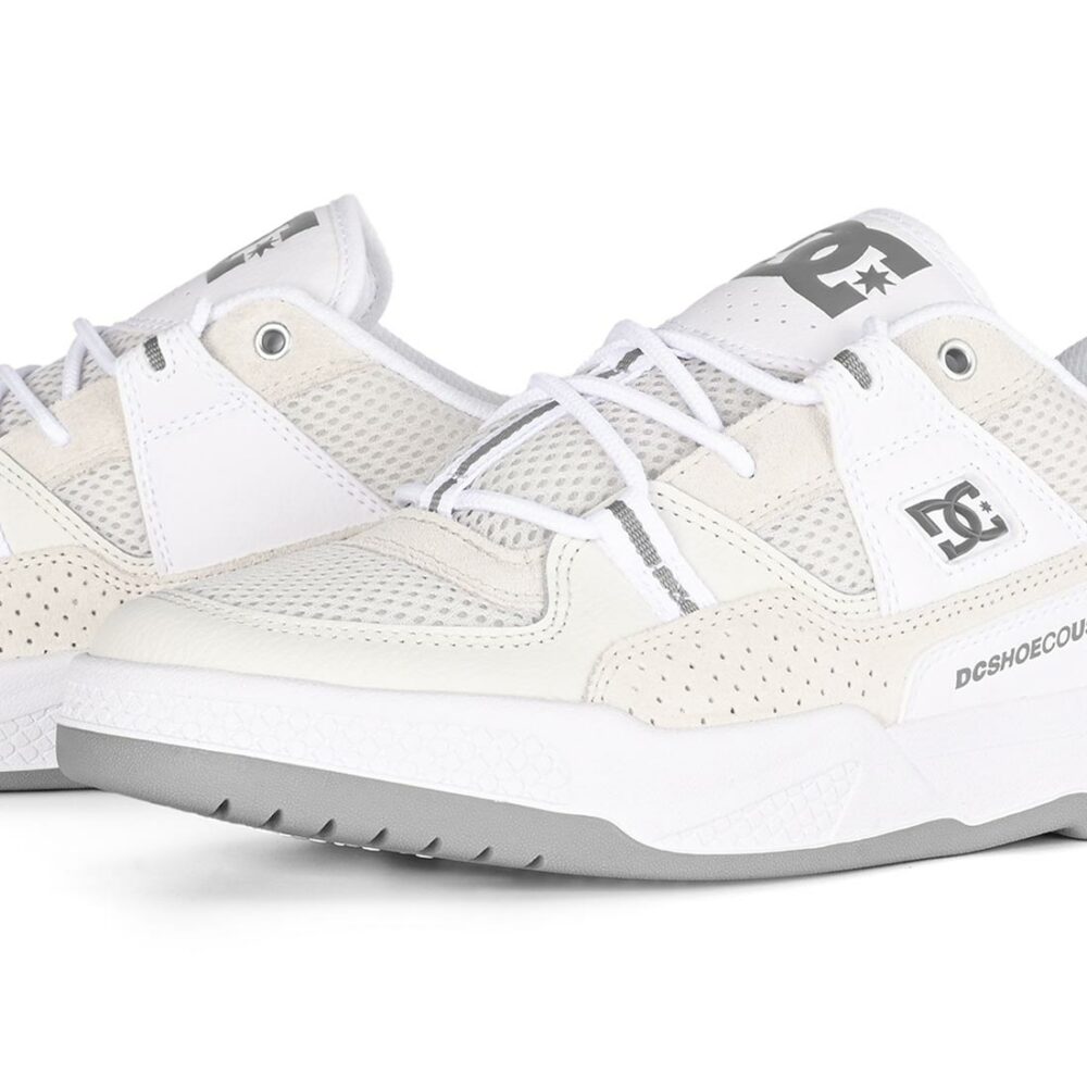 DC Construct Skate Shoes - Off White