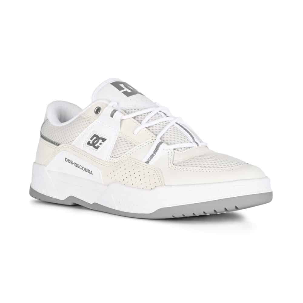 DC Construct Skate Shoes - Off White
