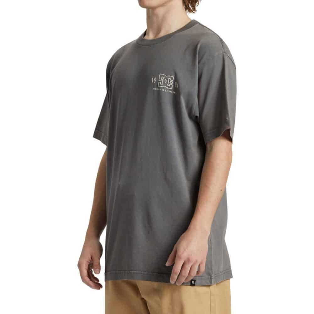 DC High Rise S/S T-Shirt - Stormy Weather Acid Wash