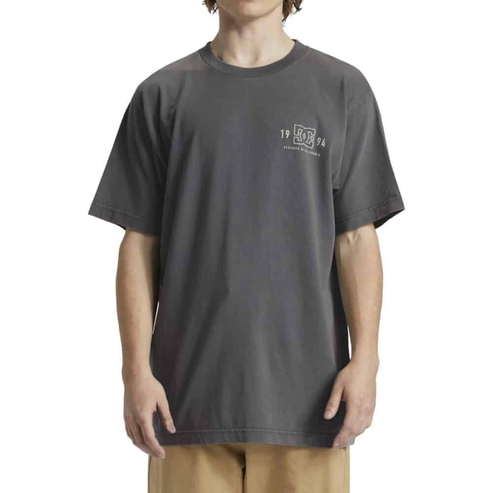 DC High Rise S/S T-Shirt - Stormy Weather Acid Wash