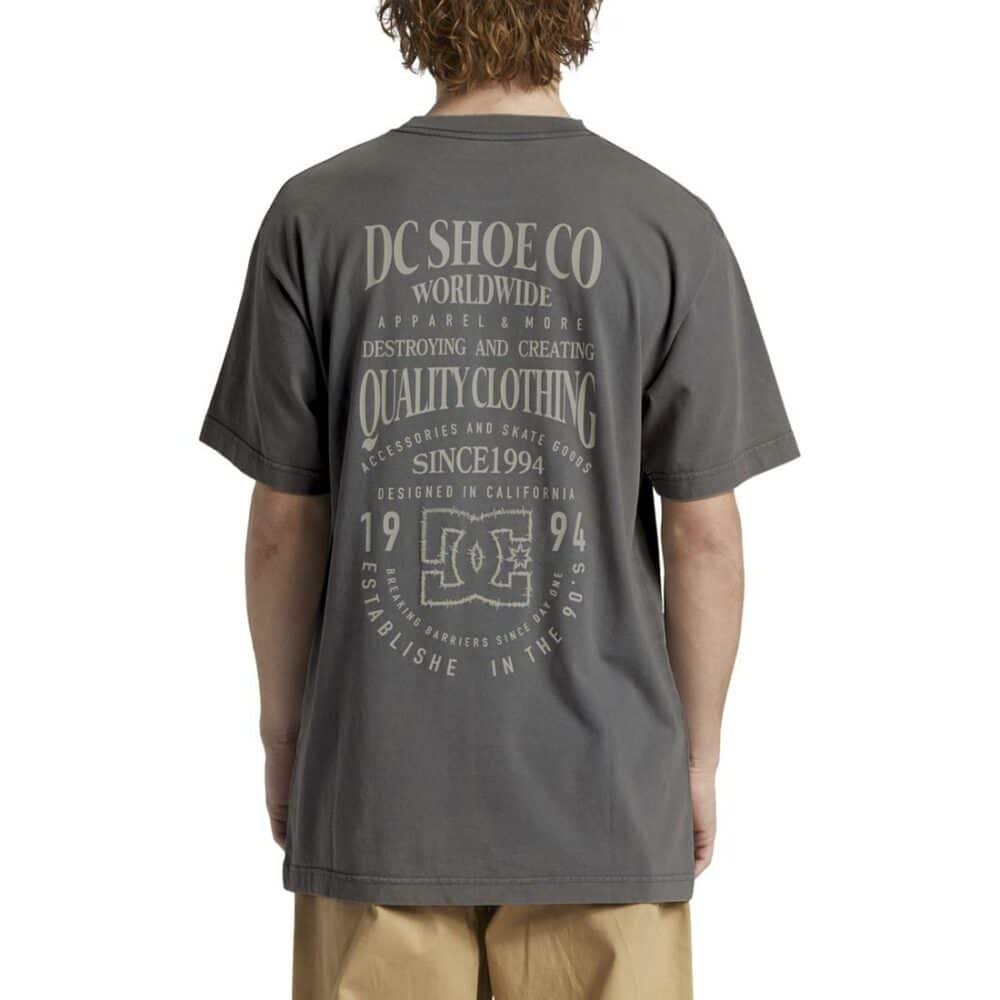 DC High Rise S/S T-Shirt - Stormy Weather Acid Wash