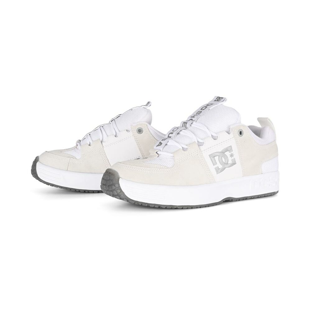 DC Lynx OG Skate Shoes - White/Grey