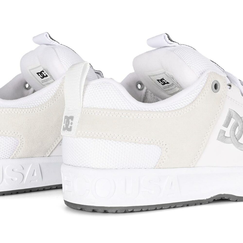 DC Lynx OG Skate Shoes - White/Grey