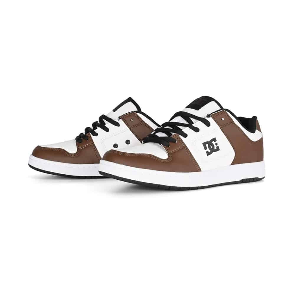DC Manteca 4 SN Skate Shoes – White/Brown
