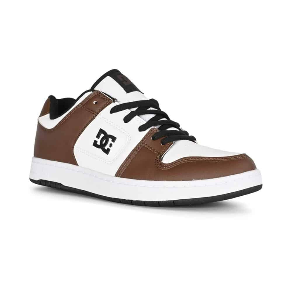 DC Manteca 4 SN Skate Shoes – White/Brown