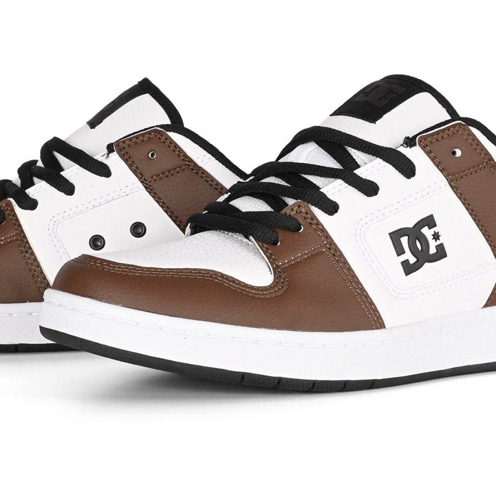 DC Manteca 4 SN Skate Shoes – White/Brown
