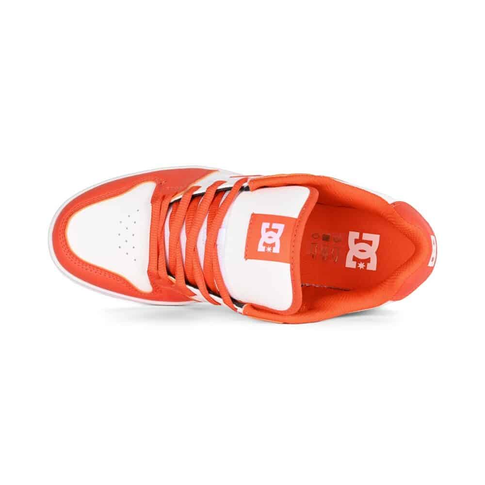 DC Manteca 4 SN Skate Shoes – White/Orange