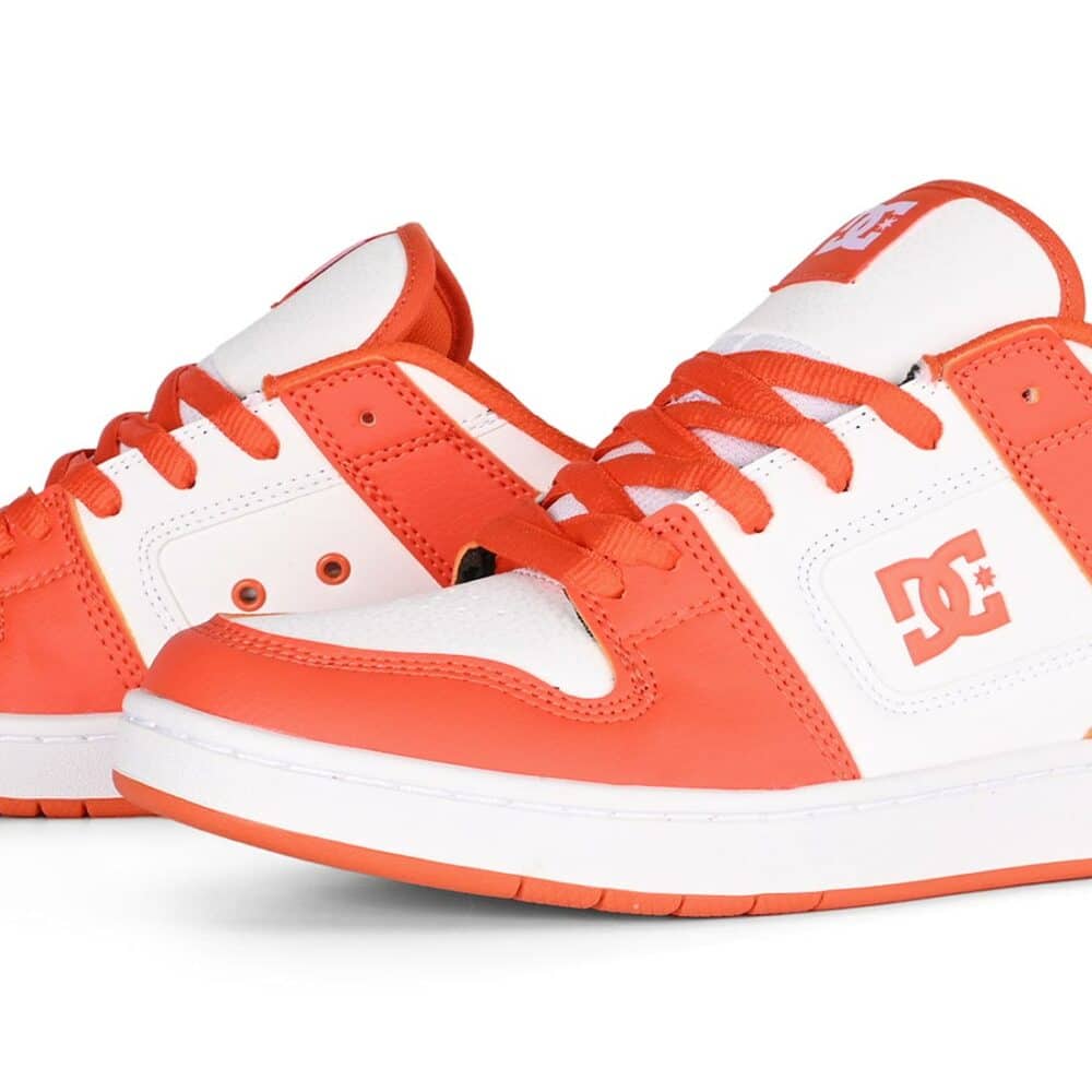 DC Manteca 4 SN Skate Shoes – White/Orange