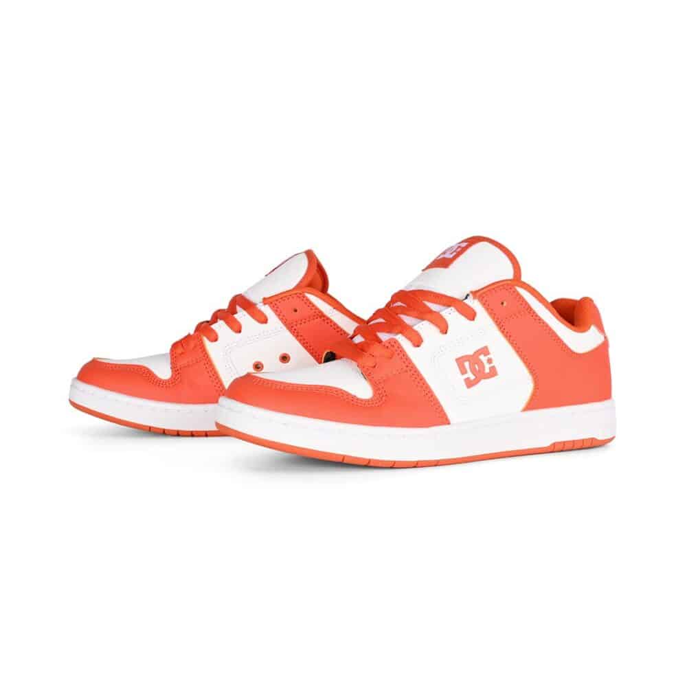 DC Manteca 4 SN Skate Shoes – White/Orange