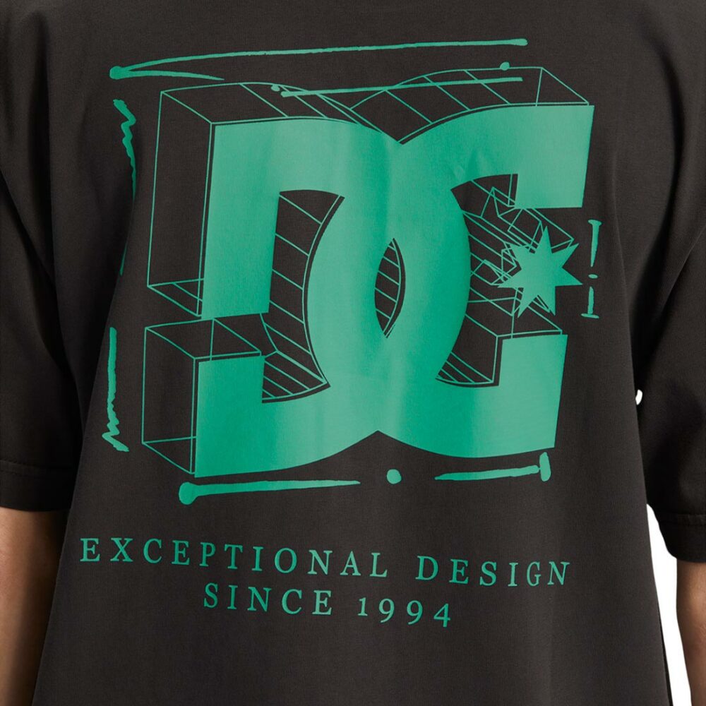 DC Mid Century S/S T-Shirt - Black Enzyme Wash