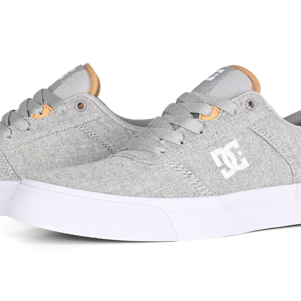 DC Men’s Trase Slip-On TX SE skate shoes in Grey Herringbone Trase TX - Shoes - Men main image 4