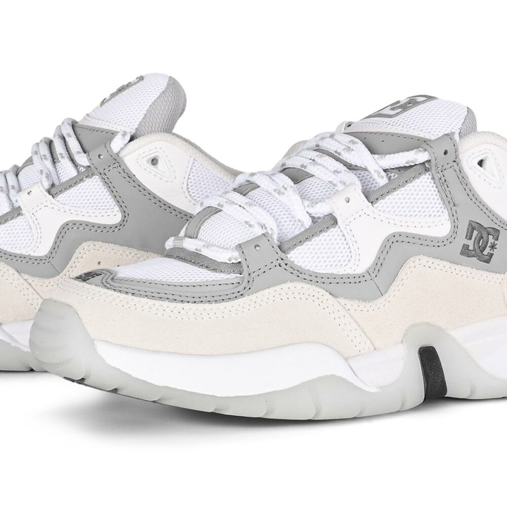 DC Truth OG Skate Shoes - White/Grey