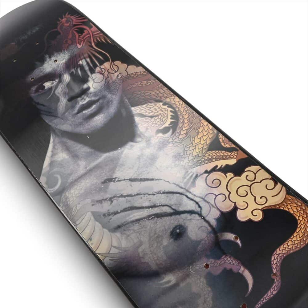 DGK Golden Dragon Lenticular 8.25" Skateboard Deck - Black