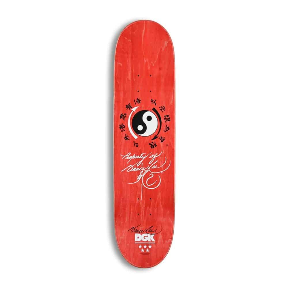 DGK Golden Dragon Lenticular 8.25" Skateboard Deck - Black