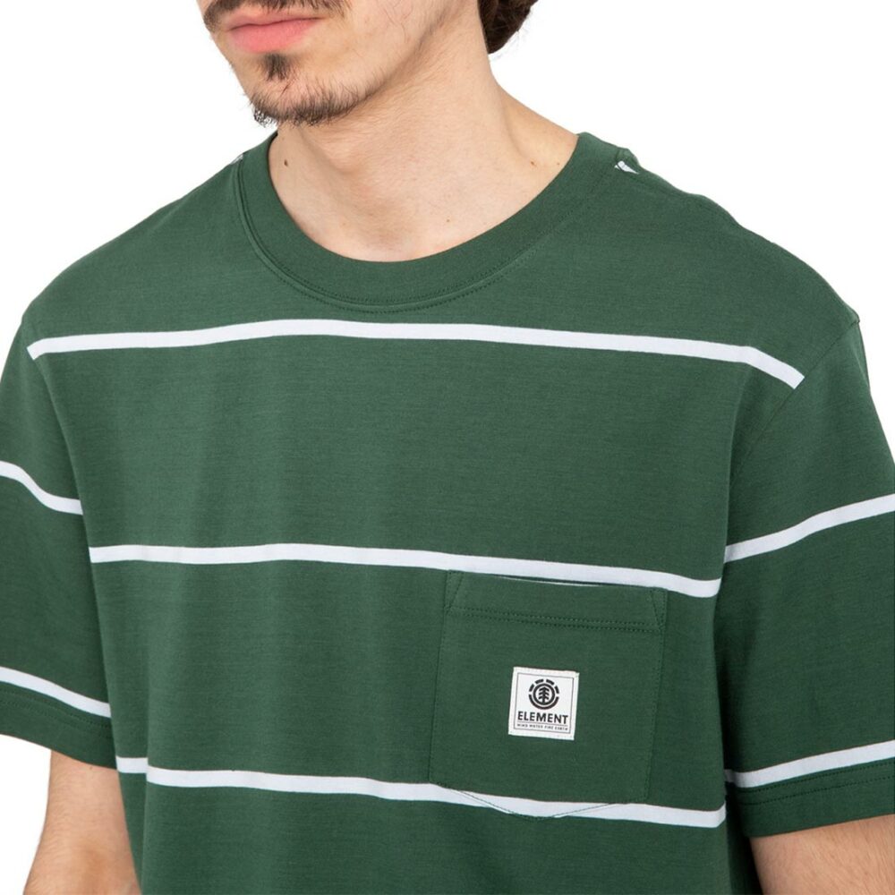 Element Basic Pocket S/S T-Shirt - Garden Topiary Stripes