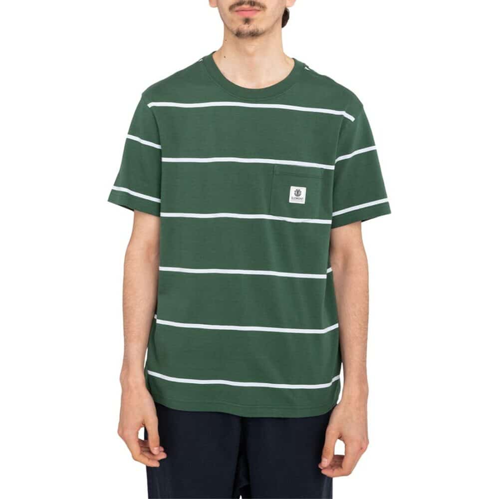 Element Basic Pocket S/S T-Shirt - Garden Topiary Stripes