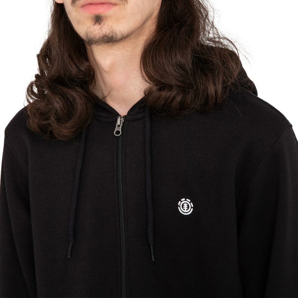 Element Cornell Classic Zip-Up Hoodie - Flint Black (HO23)