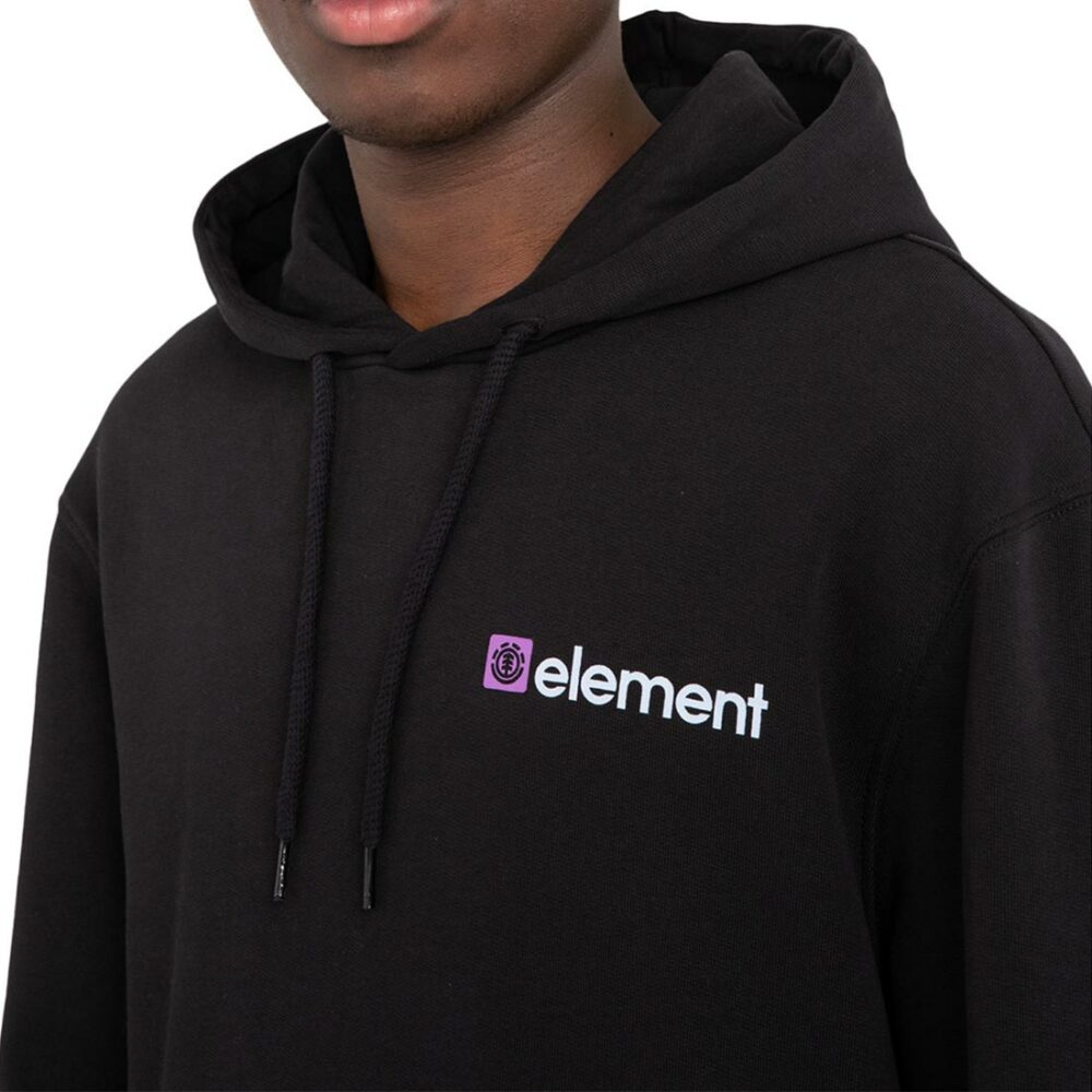 Element Joint Cube Pullover Hoodie - Flint Black