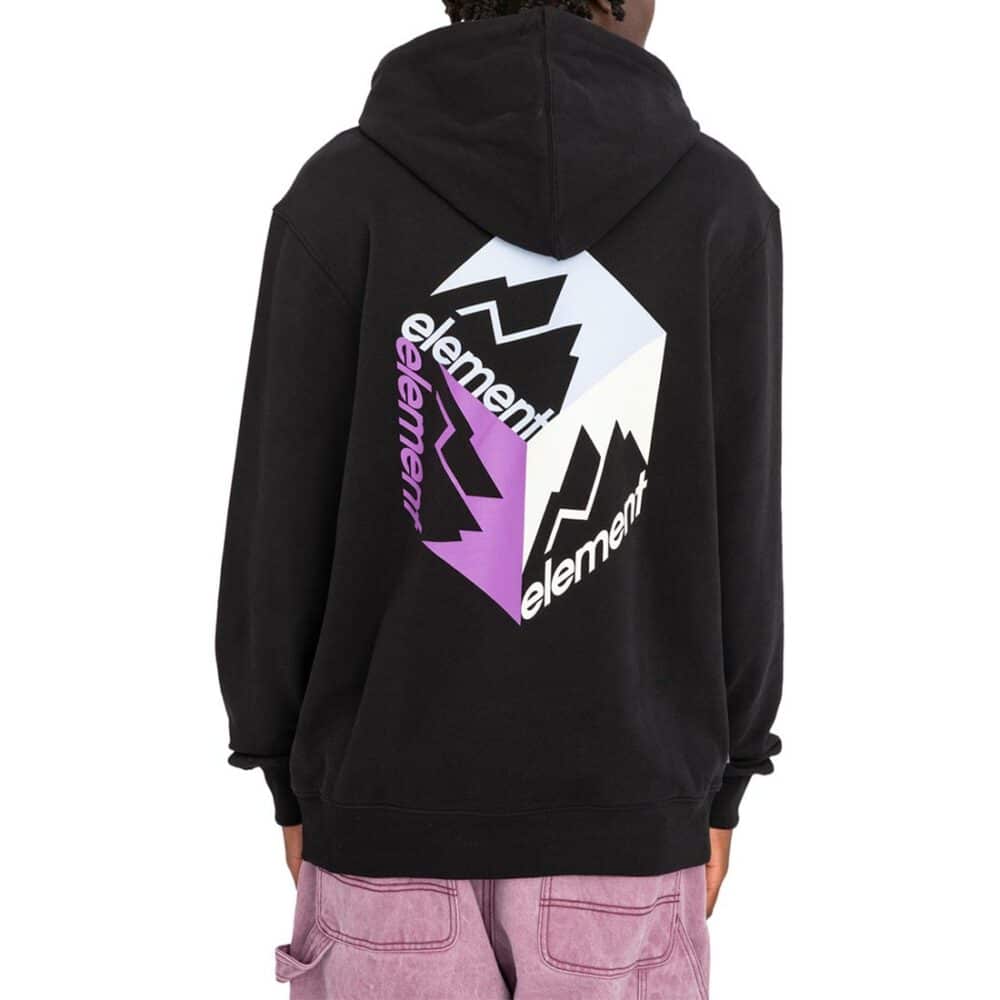 Element Joint Cube Pullover Hoodie - Flint Black