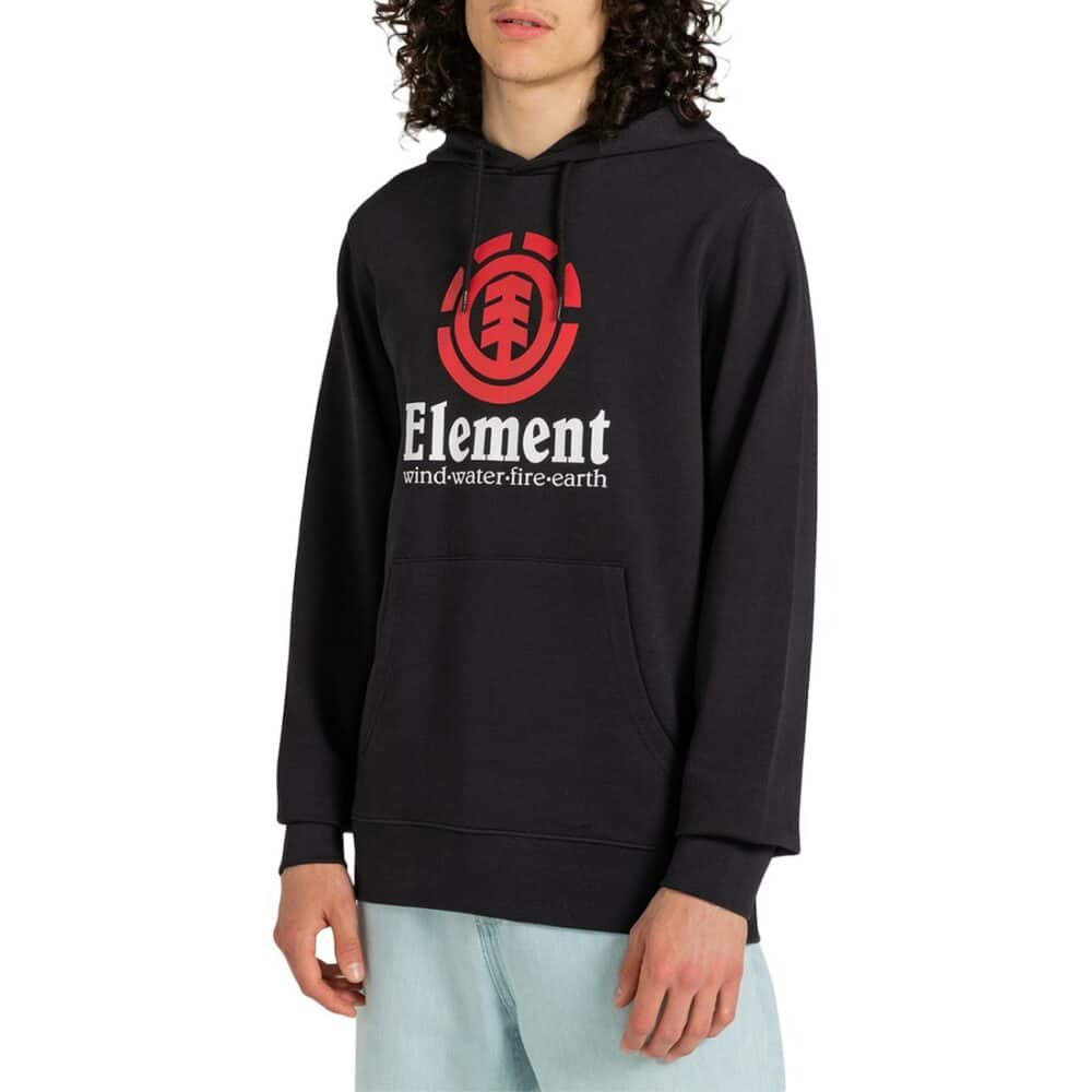 Element Vertical Pullover Hoodie - Flint Black (SP24)