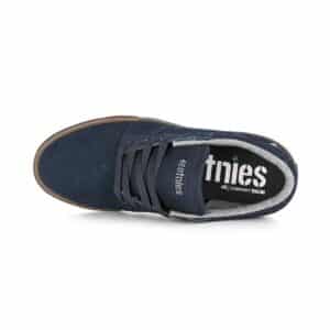 Etnies Barge LS Skate Shoes - Dark Blue/Gum