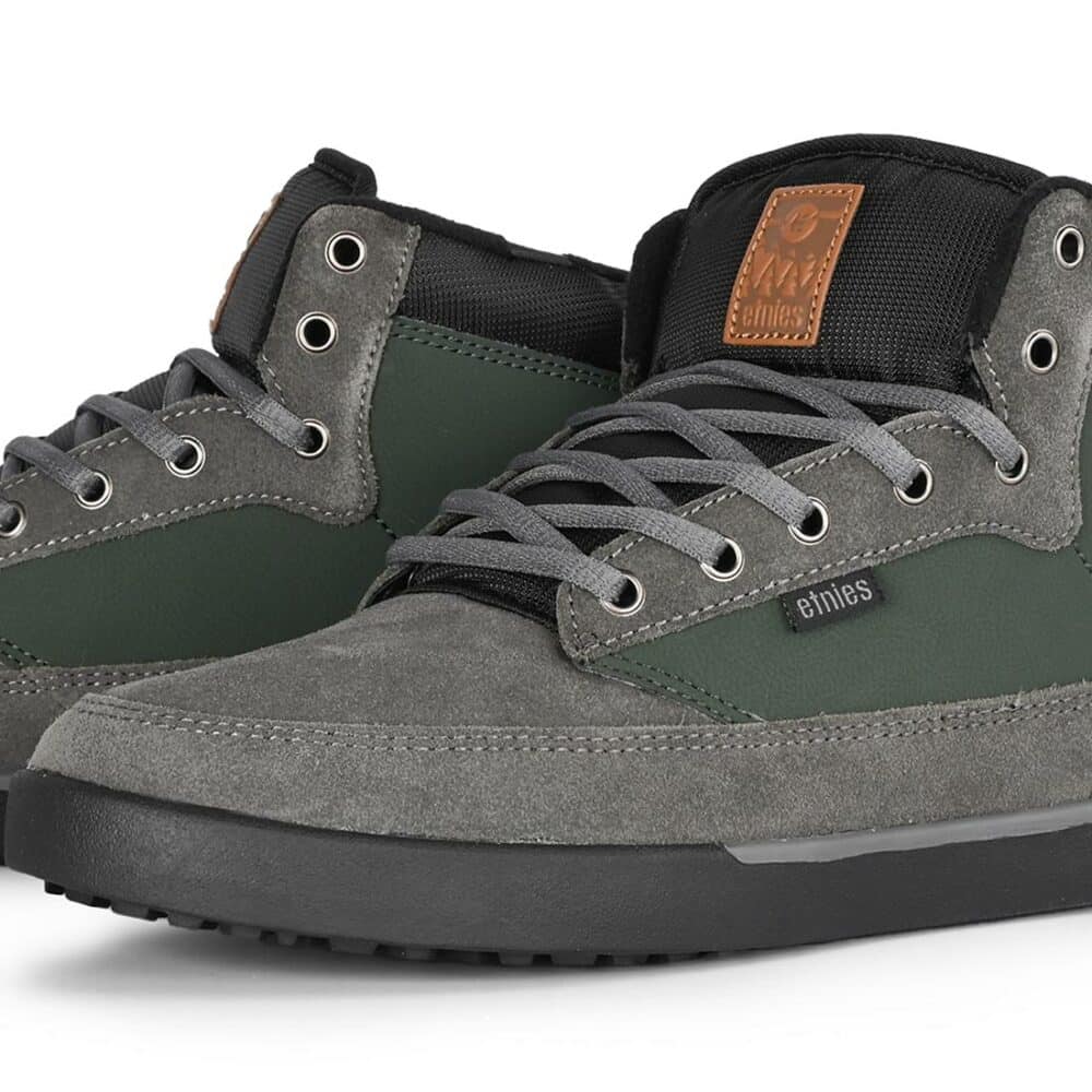Etnies Dunbar HTW Winterised Skate Shoes - Grey/Green
