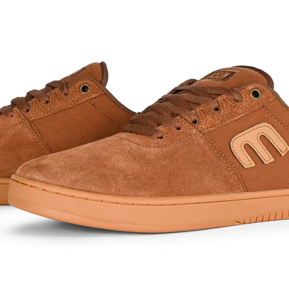 Etnies JOSL1N Skate Shoes - Brown/Gum/Gold