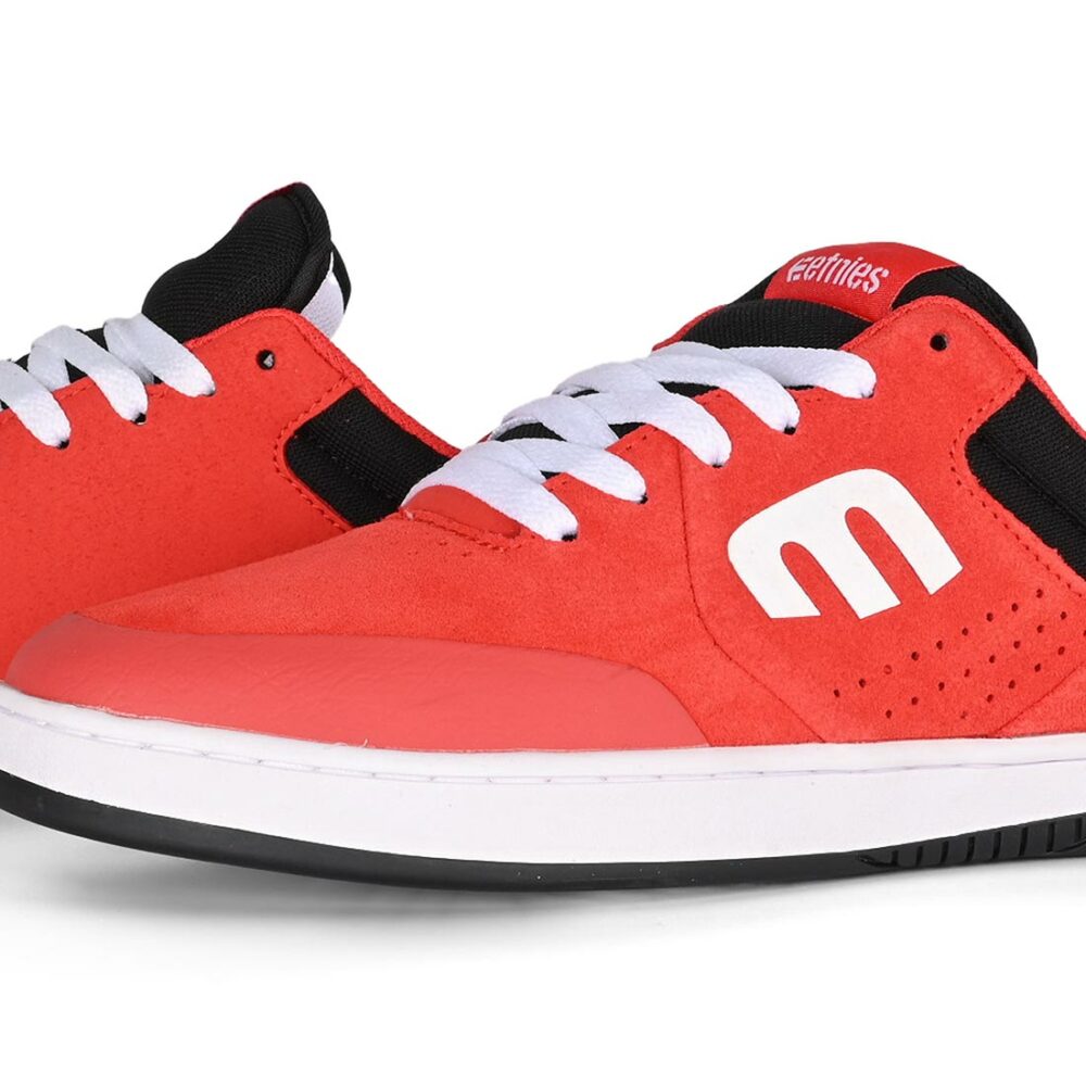 Etnies Marana Skate Shoes - Red/White/Black