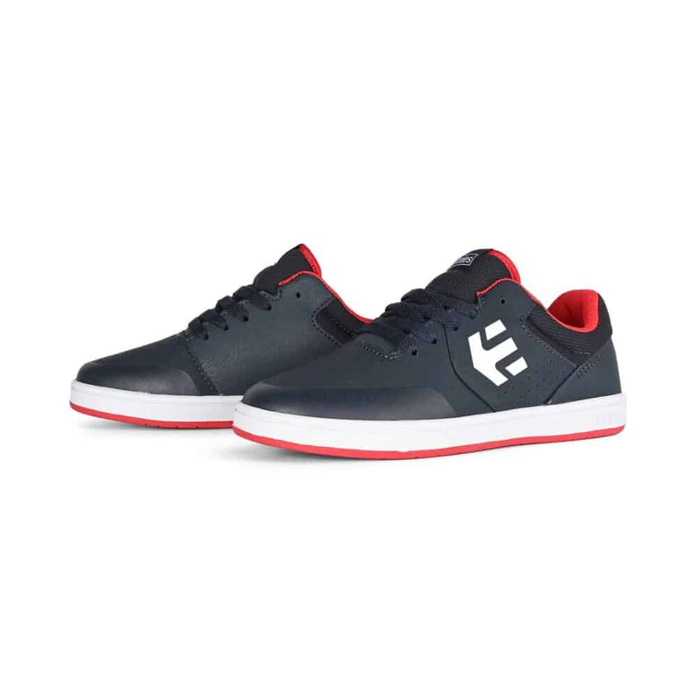 Etnies Marana (Youth) Skate Shoes - Navy/White/Red