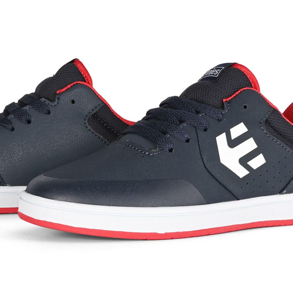 Etnies Marana (Youth) Skate Shoes - Navy/White/Red