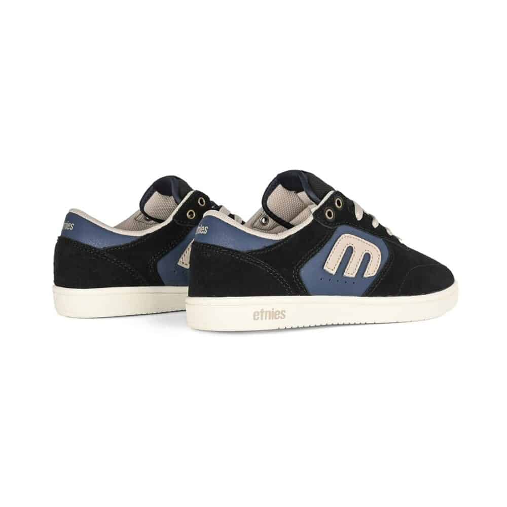 Etnies Windrow (Youth) Skate Shoes - Black/Navy/Grey
