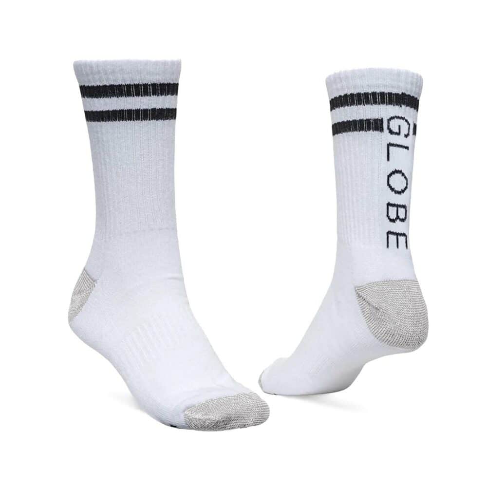 Globe Carter Crew Socks 5 Pack - White/Assorted