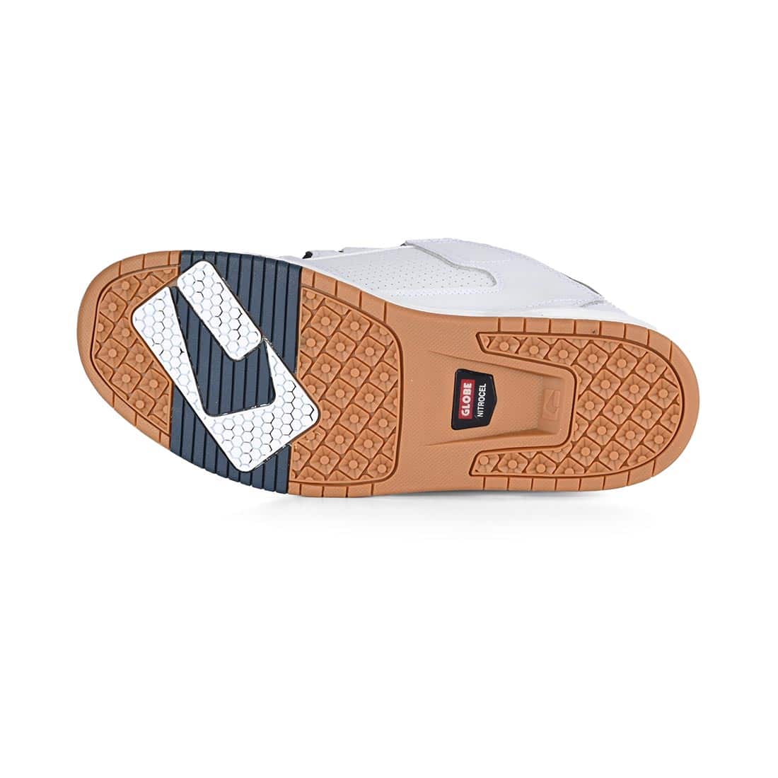 Globe Sabre Skate Shoes White Blue Gum