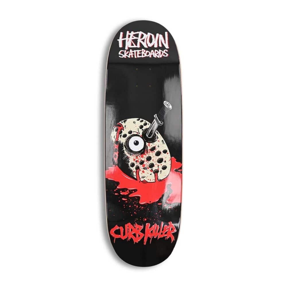 Heroin Skateboards Curb Killer 6 Egg 10" Deck