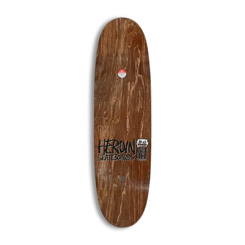 Heroin Skateboards Fried Egg 3 8.9" Deck