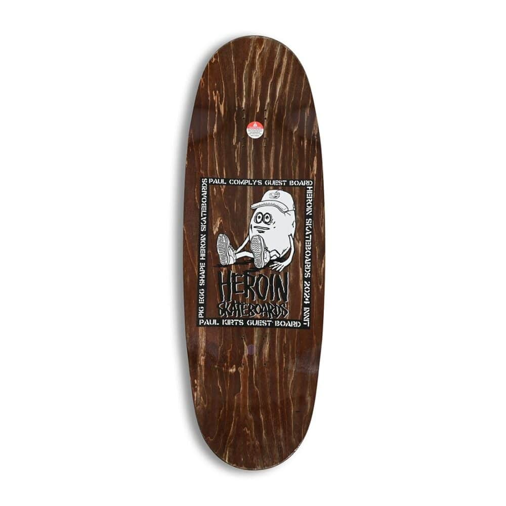 Heroin Skateboards Paul's Egg 10.4" Deck