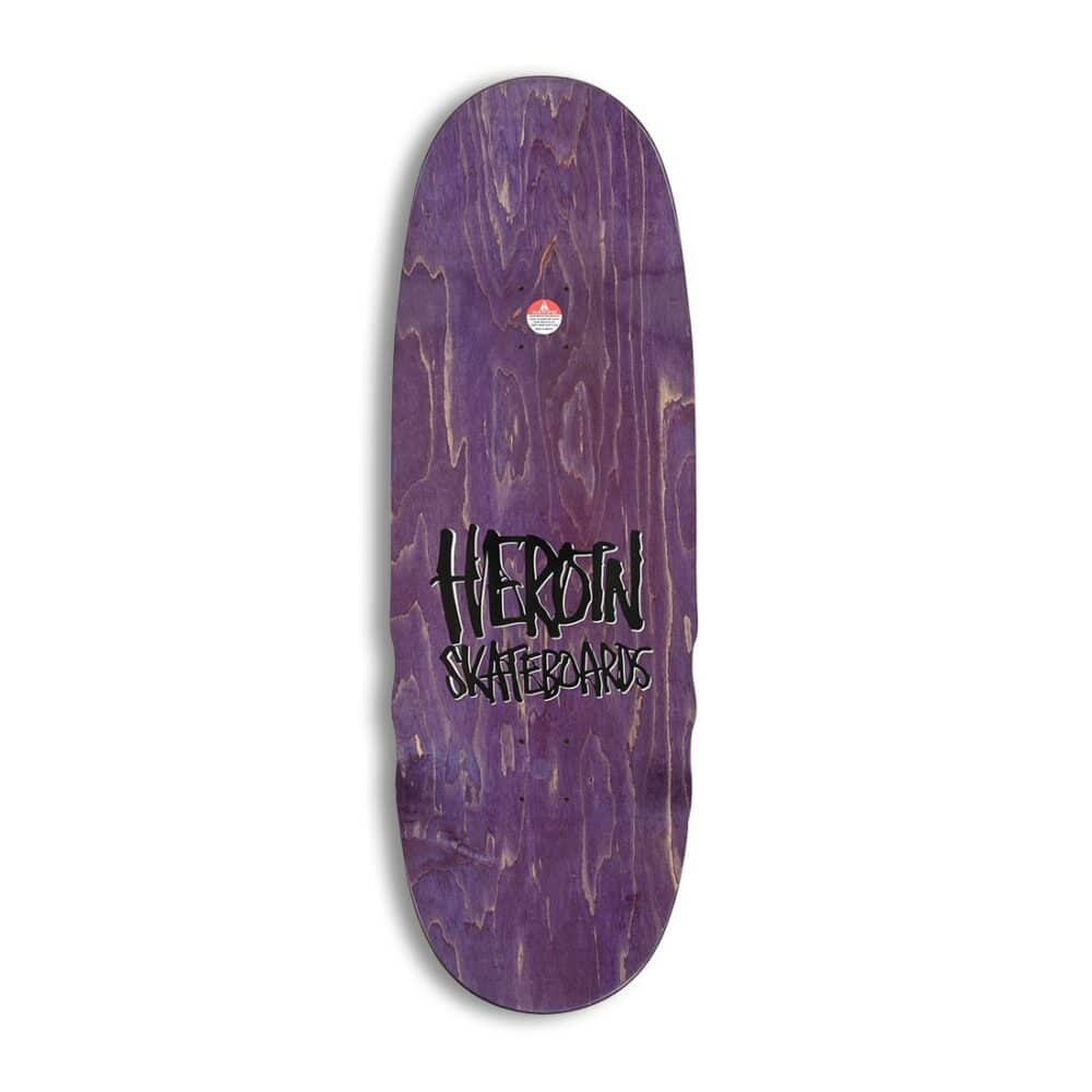 Heroin Skateboards Swampzilla Wide Boy Egg 10.75" Deck