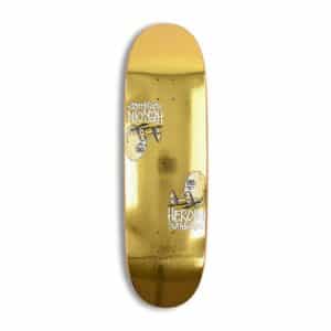 Heroin Skateboards Symmetrical Gold Egg 9.25″ Deck