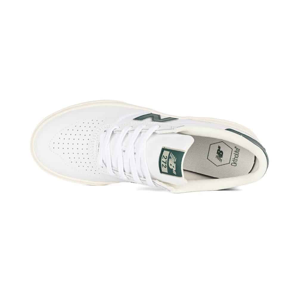 New Balance Numeric 272 Skate Shoes - White/Forest Green