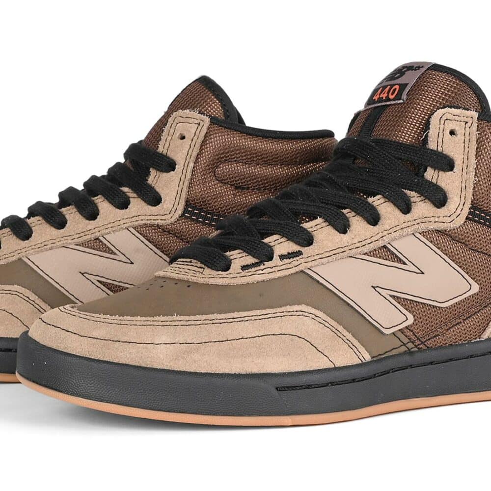 New Balance Numeric 440 High-Top V2 Skate Shoes - Mushroom/Black