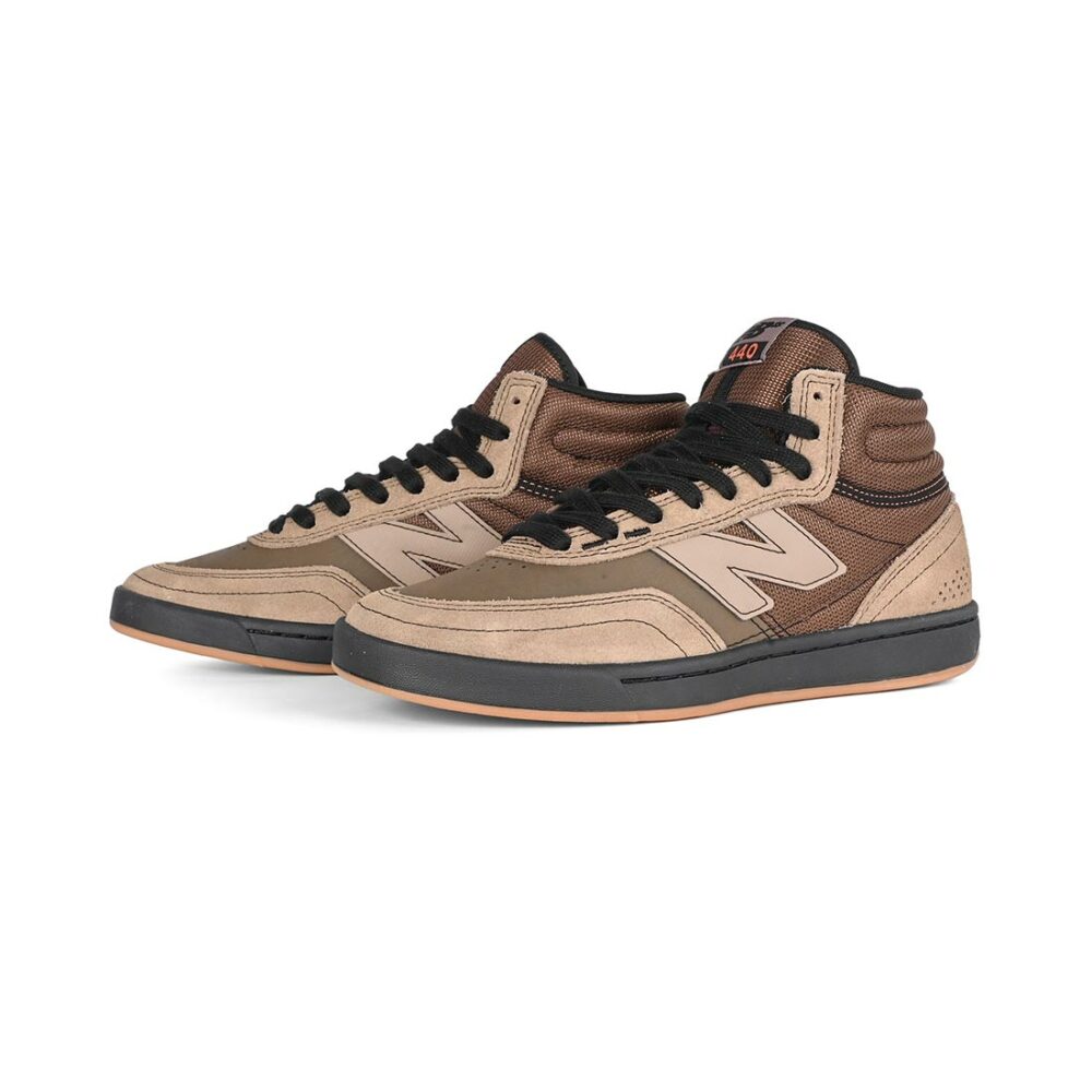 New Balance Numeric 440 High-Top V2 Skate Shoes - Mushroom/Black