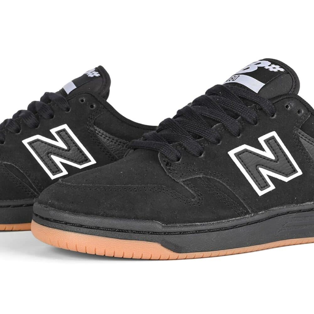 New Balance Numeric 480 Skate Shoes - Black/White
