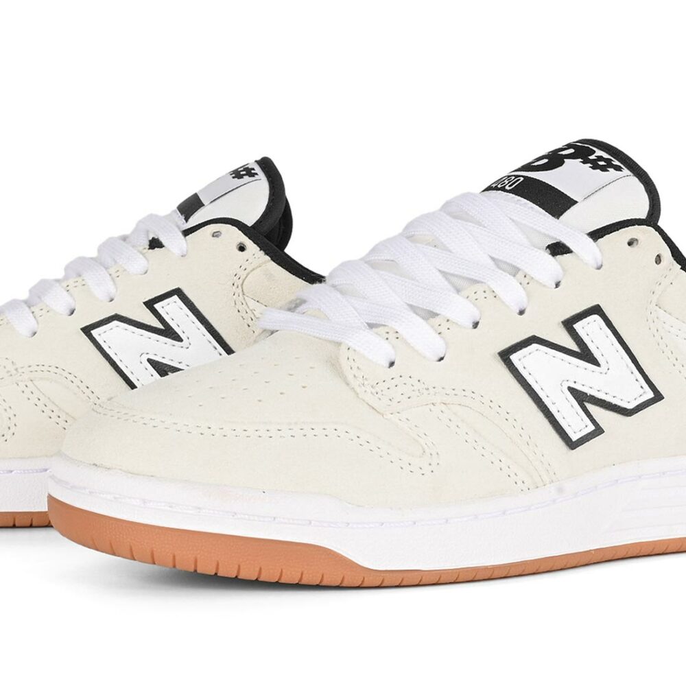 New Balance Numeric 480 Skate Shoes - White/Black