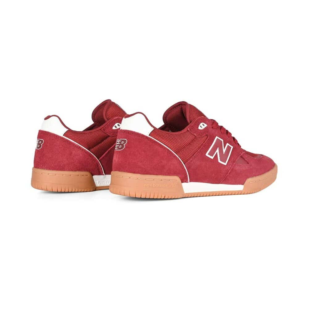 New Balance Numeric Tom Knox 600 Skate Shoes - Burgundy/White