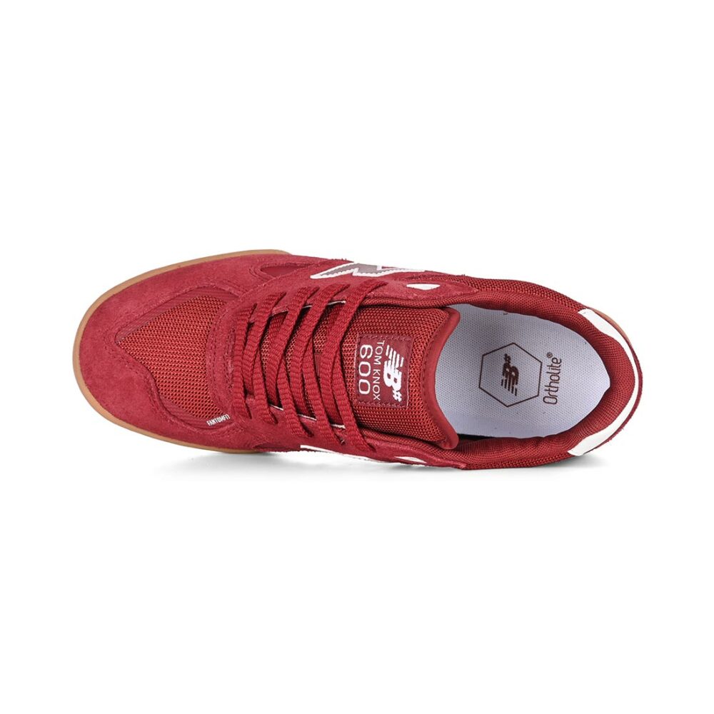 New Balance Numeric Tom Knox 600 Skate Shoes - Burgundy/White