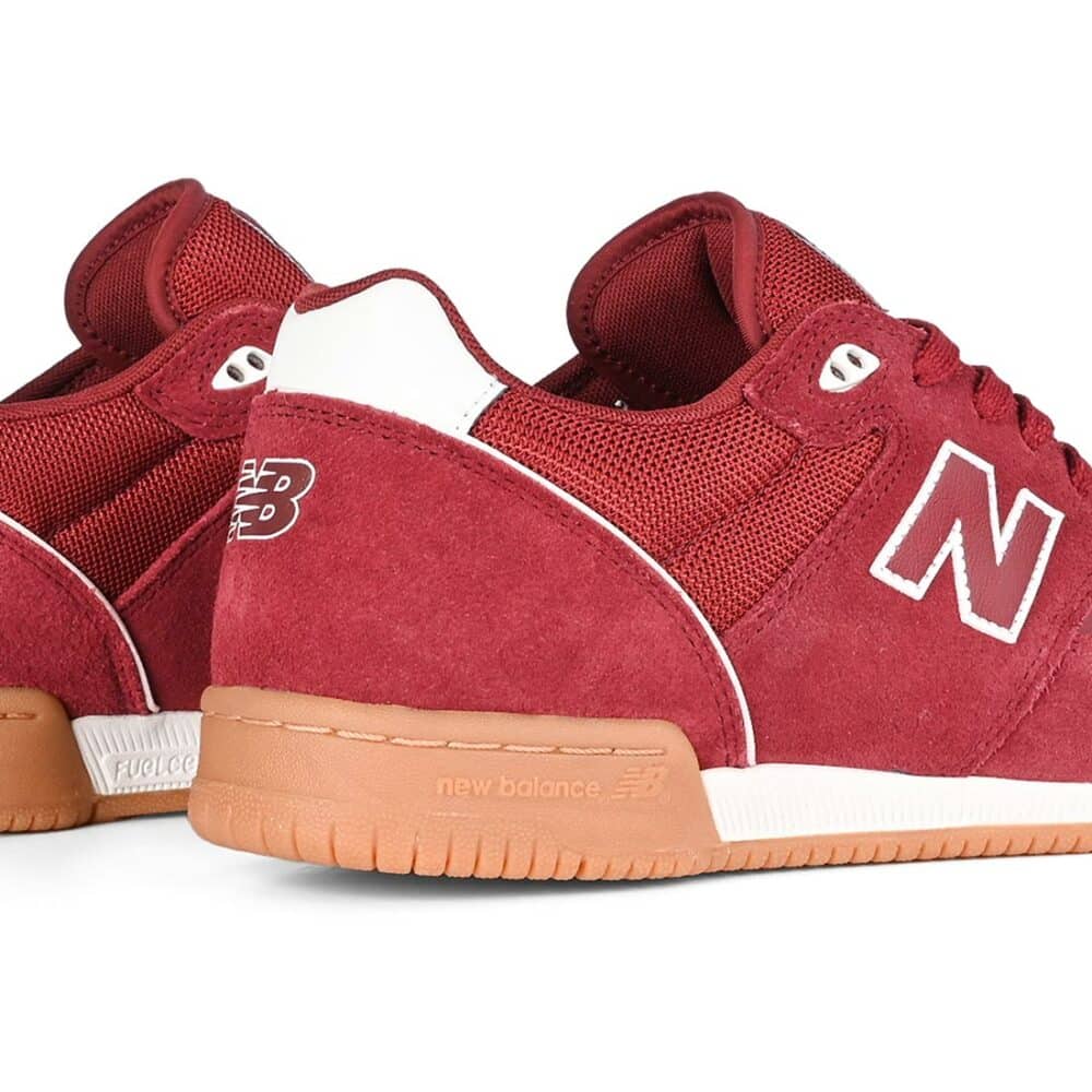 New Balance Numeric Tom Knox 600 Skate Shoes - Burgundy/White