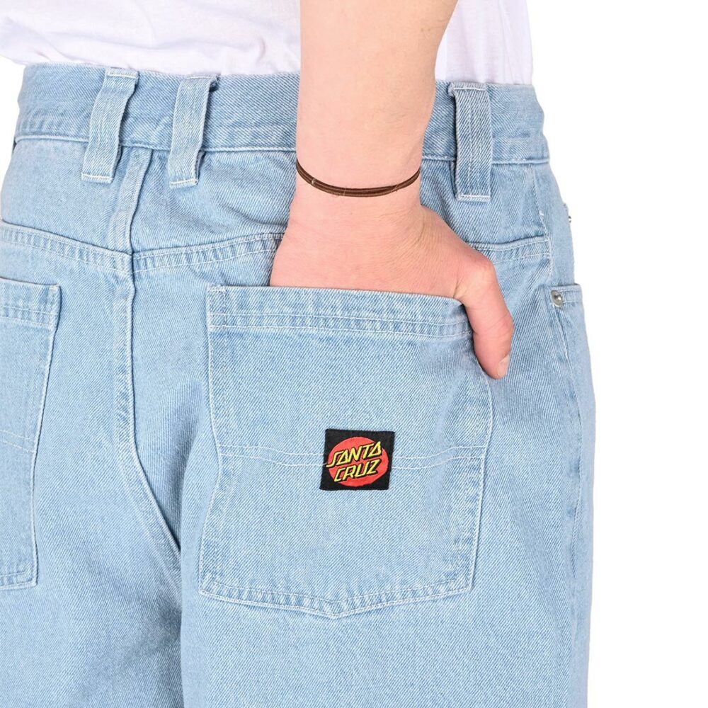 Santa Cruz Big Baggy Shorts - Stone Wash